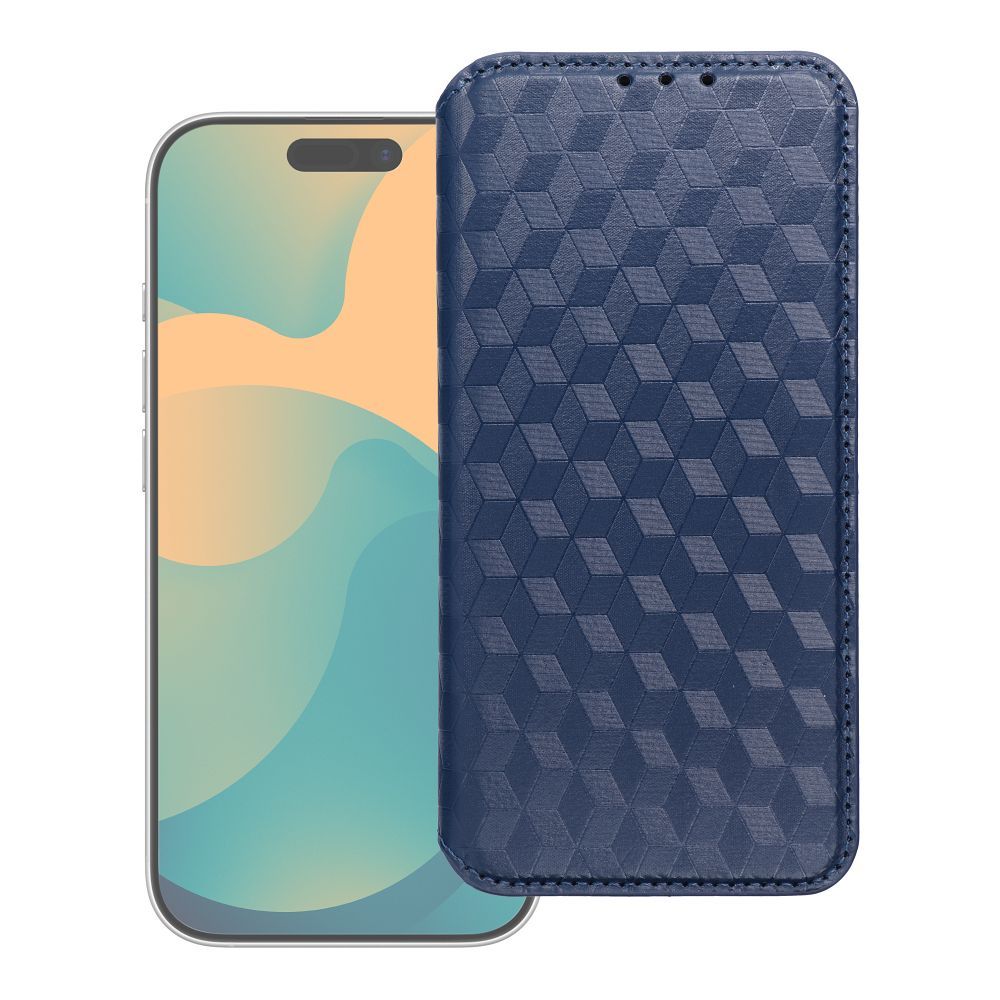 Husa Cubic Book Flip pentru Xiaomi 17 PRO / 18 PRO Albastru