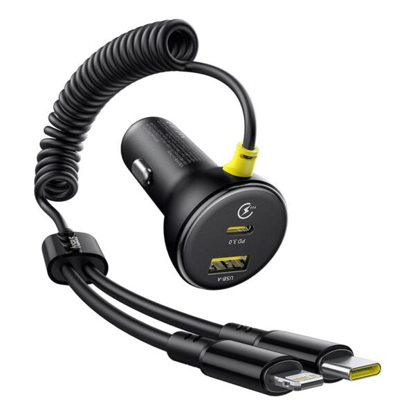 Încărcător auto Baseus PD 1x USB‑C – port USB‑C 60W negru