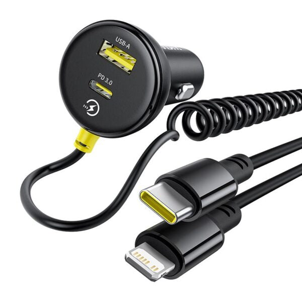 Încărcător auto Baseus PD 1x USB‑C – port USB‑C 60W negru