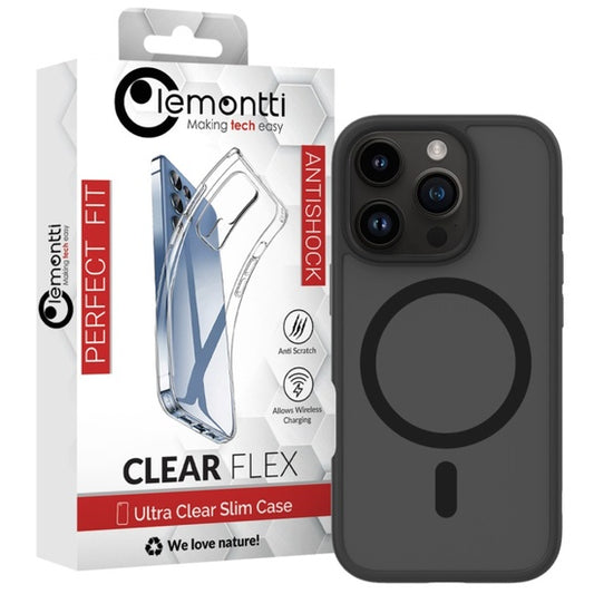 Lemontti Husa Hybrid MagSafe iPhone 16 Pro Negru