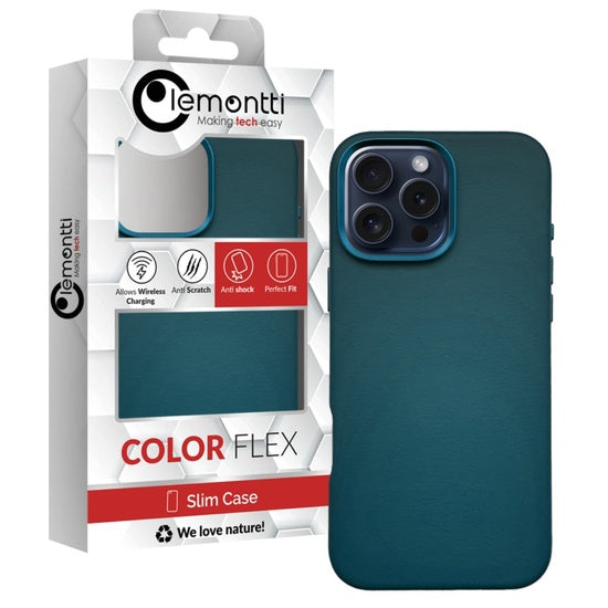 Lemontti Husa Piele MagSafe iPhone 16 Pro Max Verde