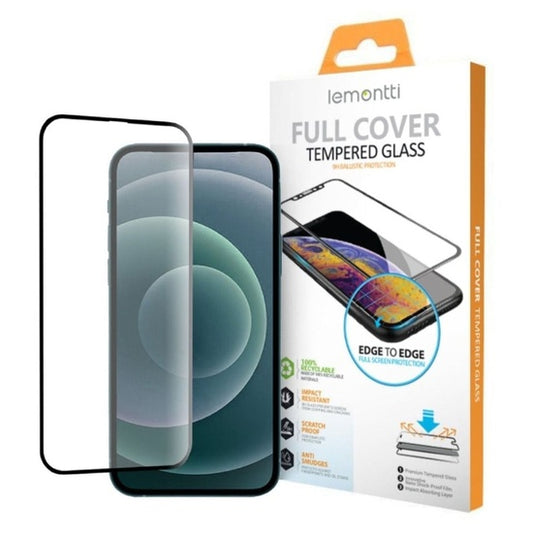 Lemontti Folie Sticla Full Fit iPhone 17 / iPhone 17 Pro / 16 Pro Negru