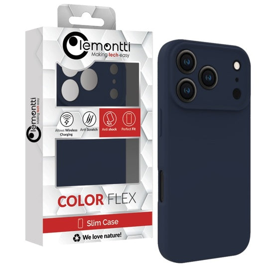 Lemontti Husa Silicon Soft Slim Magsafe iPhone 17 Pro Bleumarin