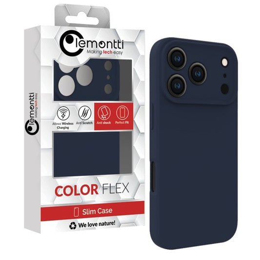 Lemontti Husa Silicon Soft Slim Magsafe iPhone 17 Pro Bleumarin