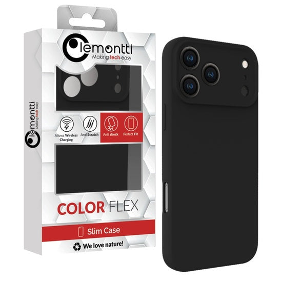 Lemontti Husa Silicon Soft Slim Magsafe iPhone 17 Pro Max Negru