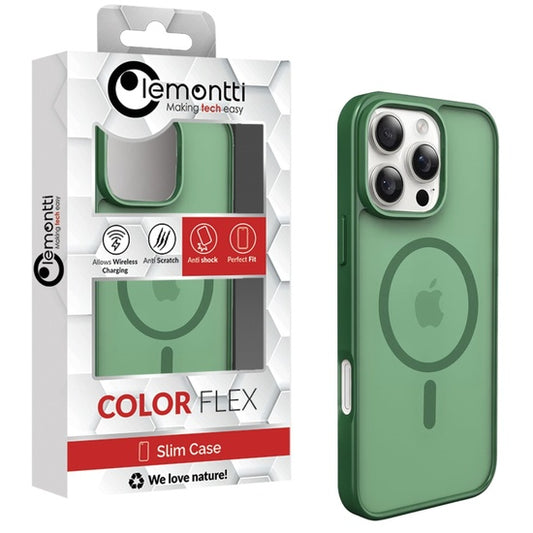 Lemontti Husa EliteGuard Magsafe iPhone 16 Pro Verde