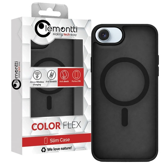 Lemontti Husa EliteGuard Magsafe iPhone 17e / iPhone 16e Negru