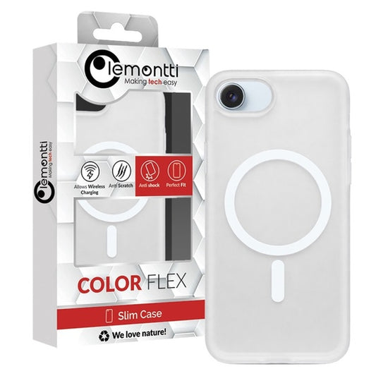 Lemontti Husa EliteGuard Magsafe iPhone 17e / iPhone 16e Alb
