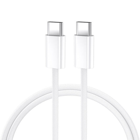 BWOO cablu USB-C - USB-C 2m 60W Alb