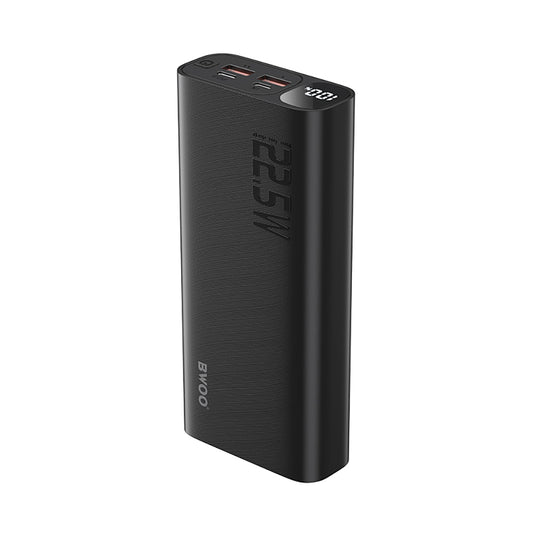 BWOO 22,5W 20000 mAh power bank with LCD screen negru
