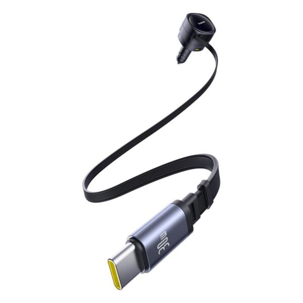 Încărcător auto Baseus PD 1x USB‑C + USB‑A 90W negru
