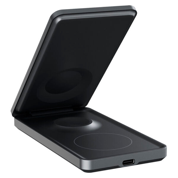 Încărcător wireless Proove Metal Edge 3‑în‑1 gri