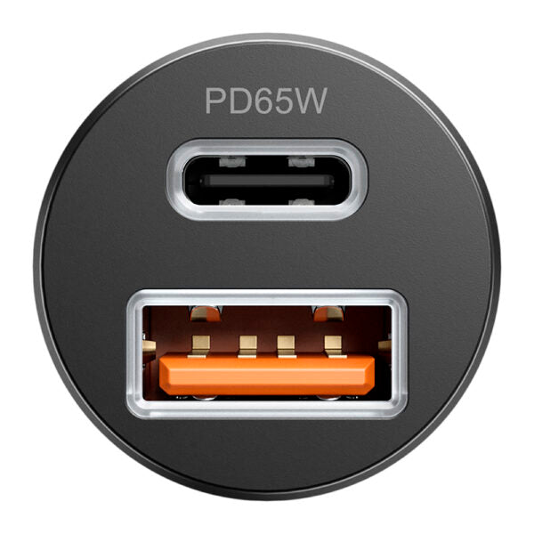 Încărcător auto Proove Tiny Power Pro PD USB‑C + USB‑A 65W negru