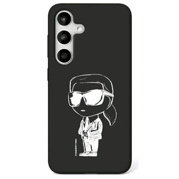 Karl Lagerfeld HC Magnetic Silicone Graffiti Ikonik case for Samsung Galaxy S25 black
