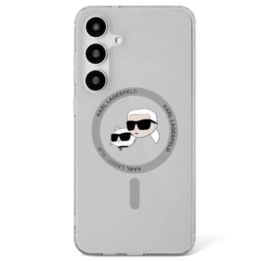 Karl Lagerfeld HC Magnetic IML Metal KC Heads case for Samsung Galaxy S25 black