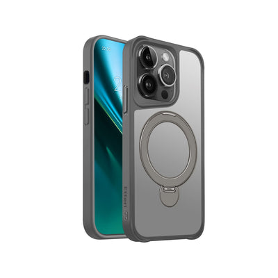Husa Etteri Matt Mag Ring pentru iPhone 14 Pro 6,1" Gri