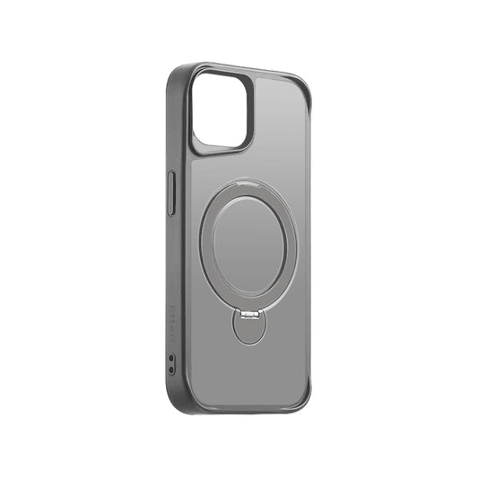 Etteri Matt Mag Ring case for iPhone 15 6,1" grey