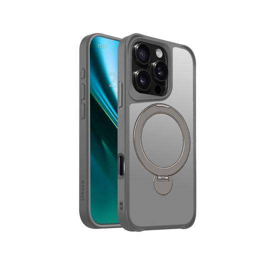 Etteri Matt Mag Ring case for iPhone 17 grey