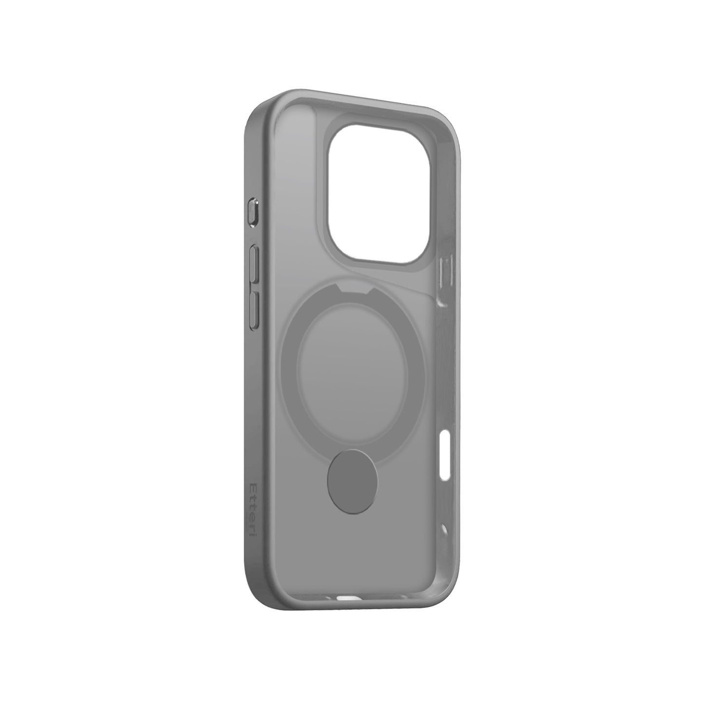 Etteri Matt Mag Ring case for iPhone 16 Pro Max 6,9" grey