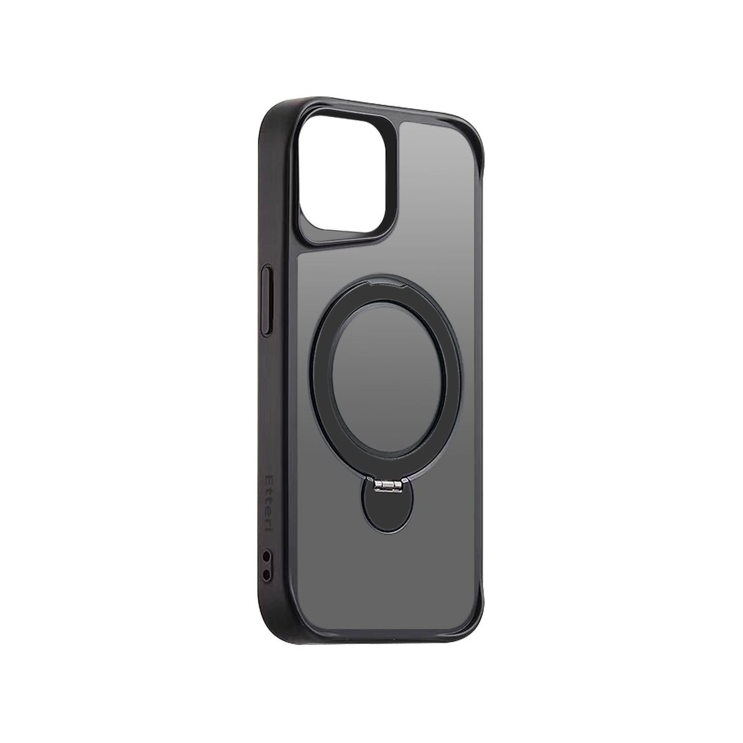 Etteri Matt Mag Ring case for iPhone 13 6,1" black