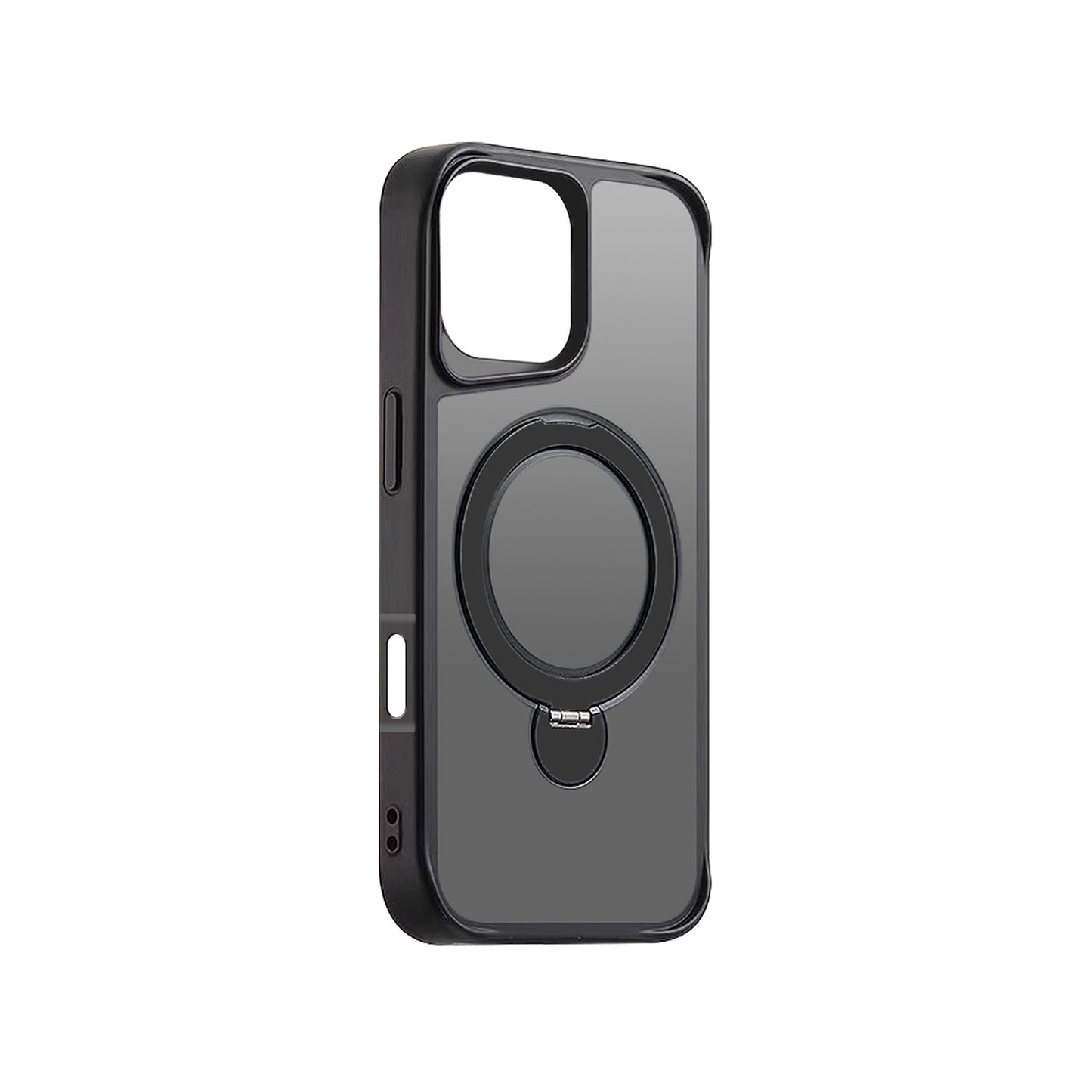 Etteri Matt Mag Ring case for iPhone 16 6,1" black