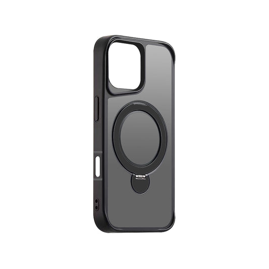 Etteri Matt Mag Ring case for iPhone 16 6,1" black