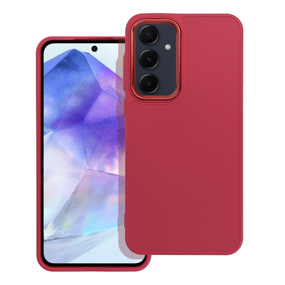 Husa Frame pentru Samsung A55 5G Magenta