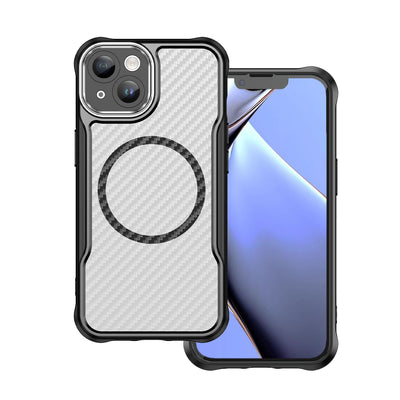 Husa Defender Carbon Mag pentru iPhone 17 Pro Max 6,9" Negru