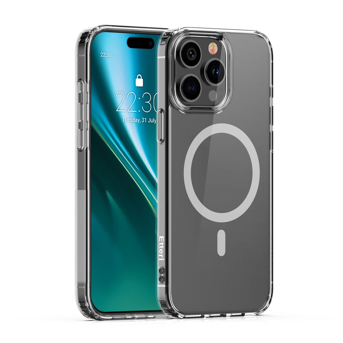 Husa Etteri Color Mag pentru iPhone 12 / 12 Pro 6,1" Gri
