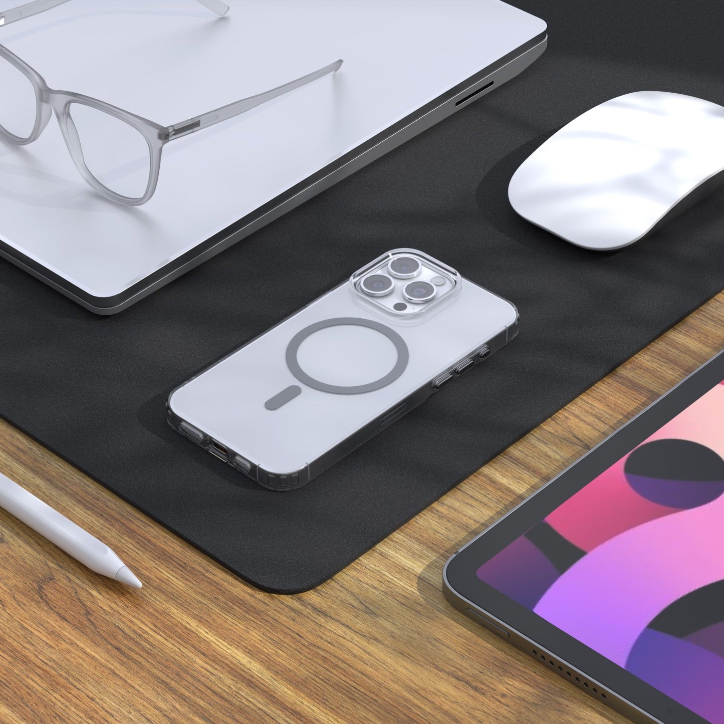 Etteri Color Mag case for iPhone 12 / 12 Pro 6,1" grey