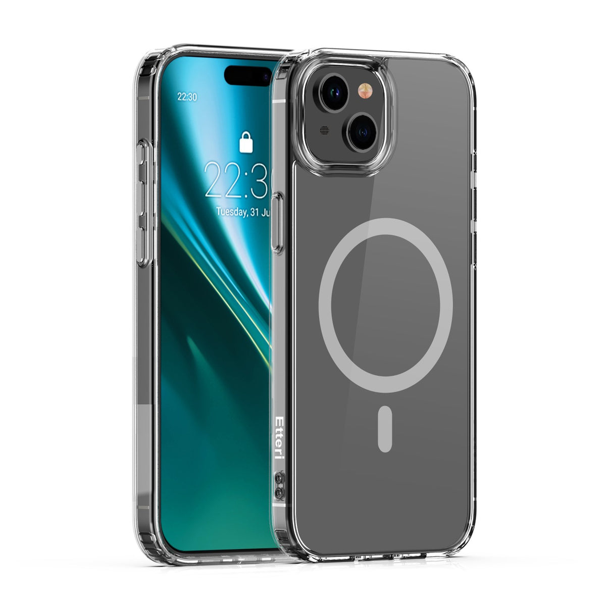 Husa Etteri Color Mag pentru iPhone 14 6,1" Gri