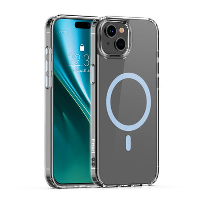 Husa Etteri Color Mag pentru iPhone 15 6,1" Albastru deschis