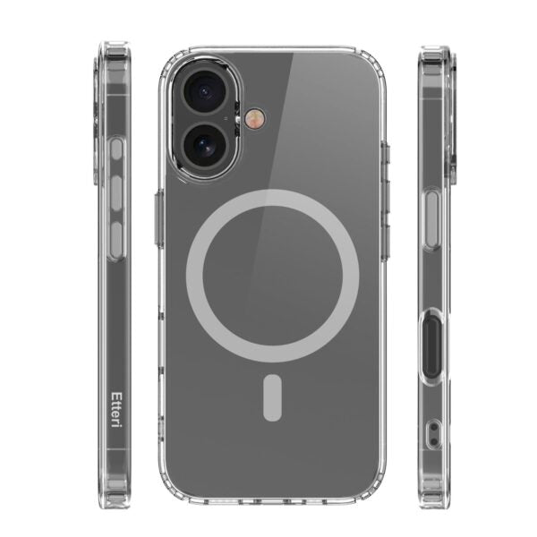 Etteri Color Mag case for iPhone 16 Plus 6,7" grey