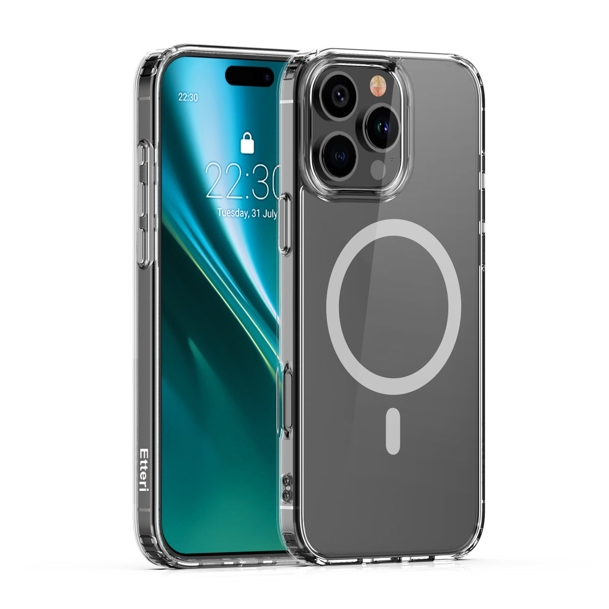 Husa Etteri Color Mag pentru iPhone 16 Pro Max 6,9" Gri