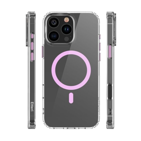 Etteri Color Mag case for iPhone 16 Pro Max 6,9" pink