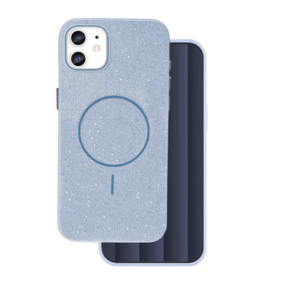 Husa Glitter Thin Mag pentru iPhone 11 Albastru