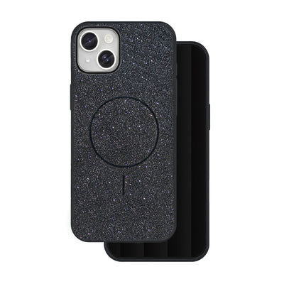 Husa Glitter Thin Mag pentru iPhone 13 6,1" Negru