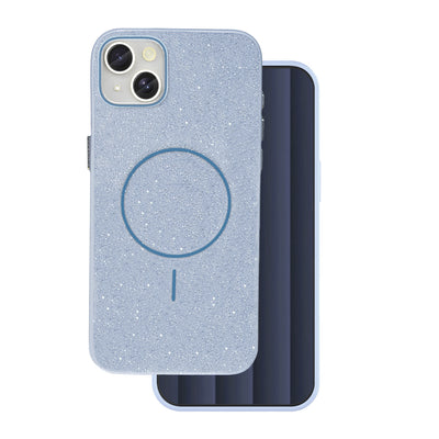 Husa Glitter Thin Mag pentru iPhone 14 6,1" Albastru