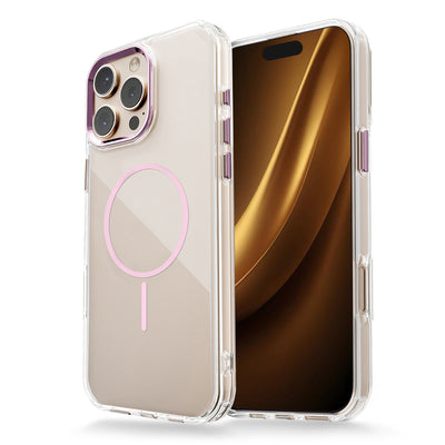 Husa Transparent Thin Mag pentru iPhone 17 Air 6,6" Roz