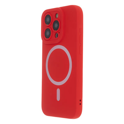 Husa Silicon Soft Mag pentru iPhone 12 6,1" Rosu