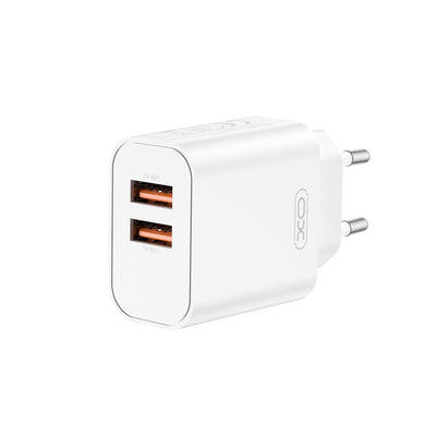 Incarcator priza XO Ce34 2x USB 2,4A Alb