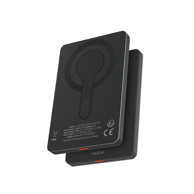Acumulator extern Maxlife Wireless Mxpb-05 Bkt 20W PD 5000 Mah Magnetic Negru