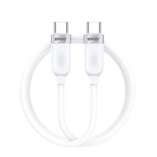 BWOO X315C-C 65W cablu USB-C - USB-C 1m Alb