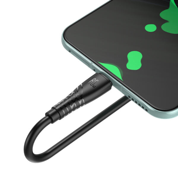 BWOO 60W cablu USB-C - USB-C BO-X318 1m Negru