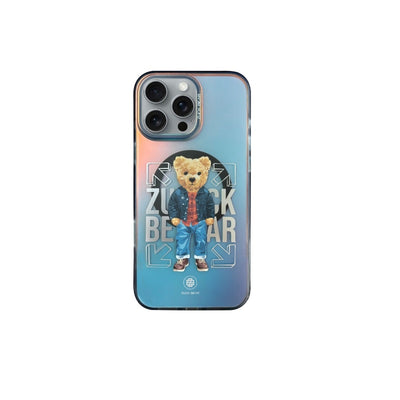 Husa Zuck Bear California Cool Magsafe pentru iPhone 16 Pro Max Plaid Shirt TTT
