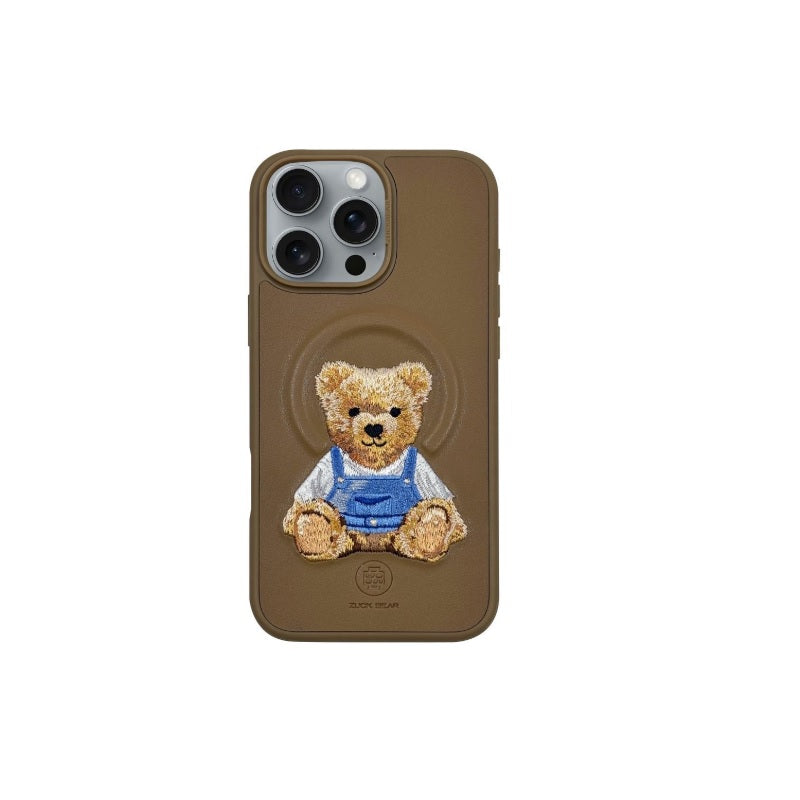 Husa Zuck Bear Everly Magsafe pentru iPhone 16 Auriu TTT