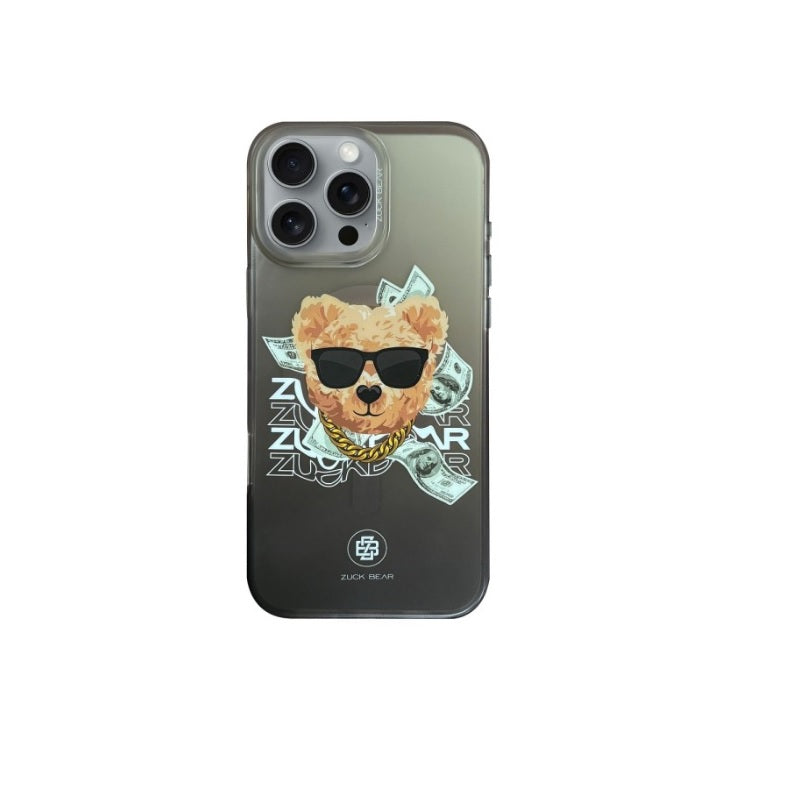 Husa Zuck Bear Harold Magsafe pentru iPhone 16 Pro Negru TTT