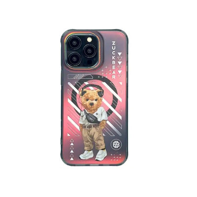 Husa Zuck Bear New York Never Sleep Magsafe pentru iPhone 15 Pro Manhattan Urbane TTT