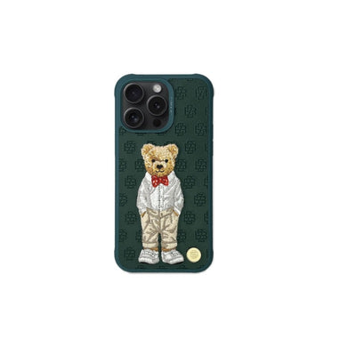 Husa Zuck Bear Paris Gentelman pentru iPhone 16 Bow Tie TTT
