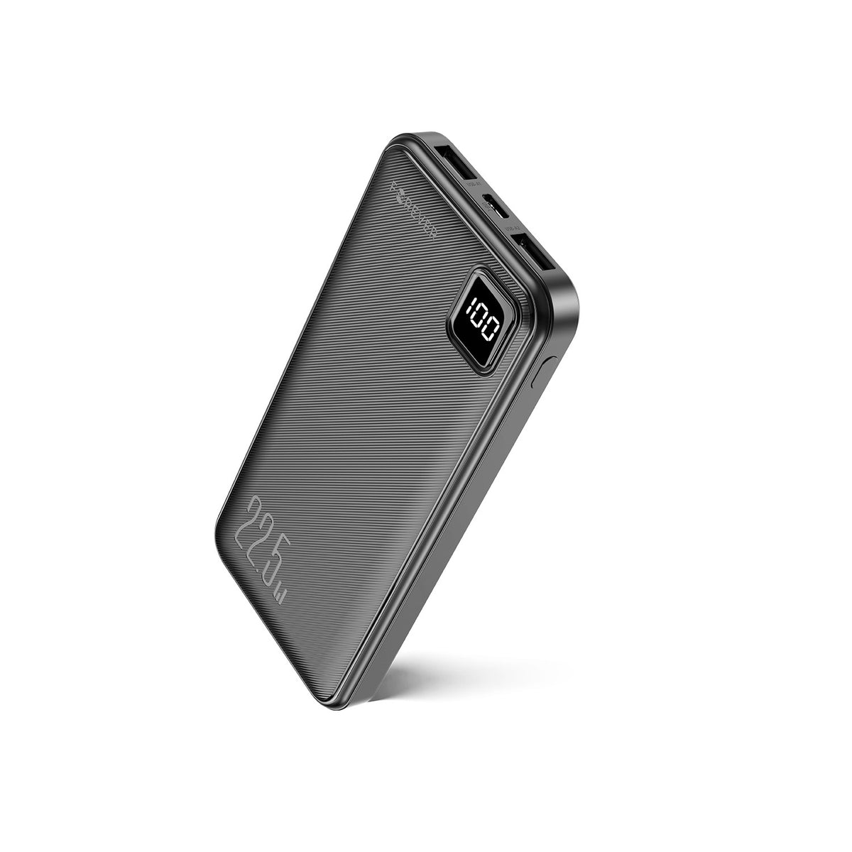 Acumulator extern Forever Tb-300m PD QC 22,5W 10000 Mah Negru